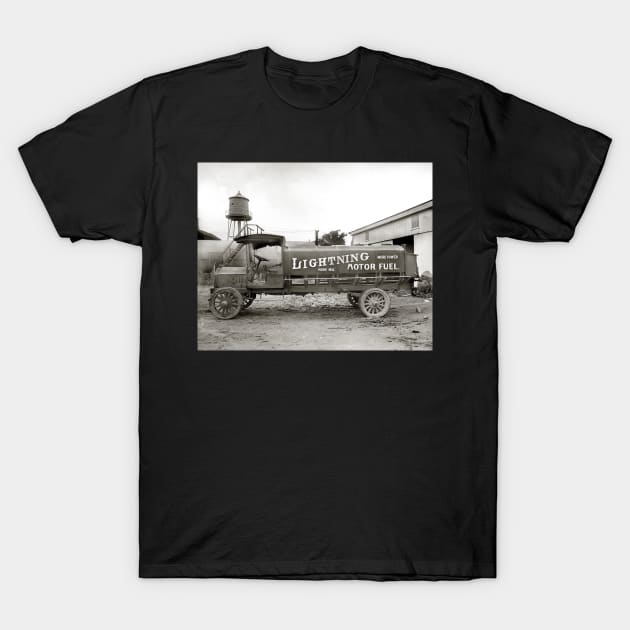 Lightning Motor Fuel Truck, 1920. Vintage Photo T-Shirt by historyphoto